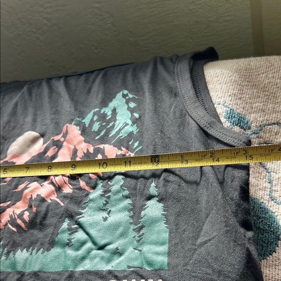 #1021+Black Graphic Tank Top - Picture 3 of 4